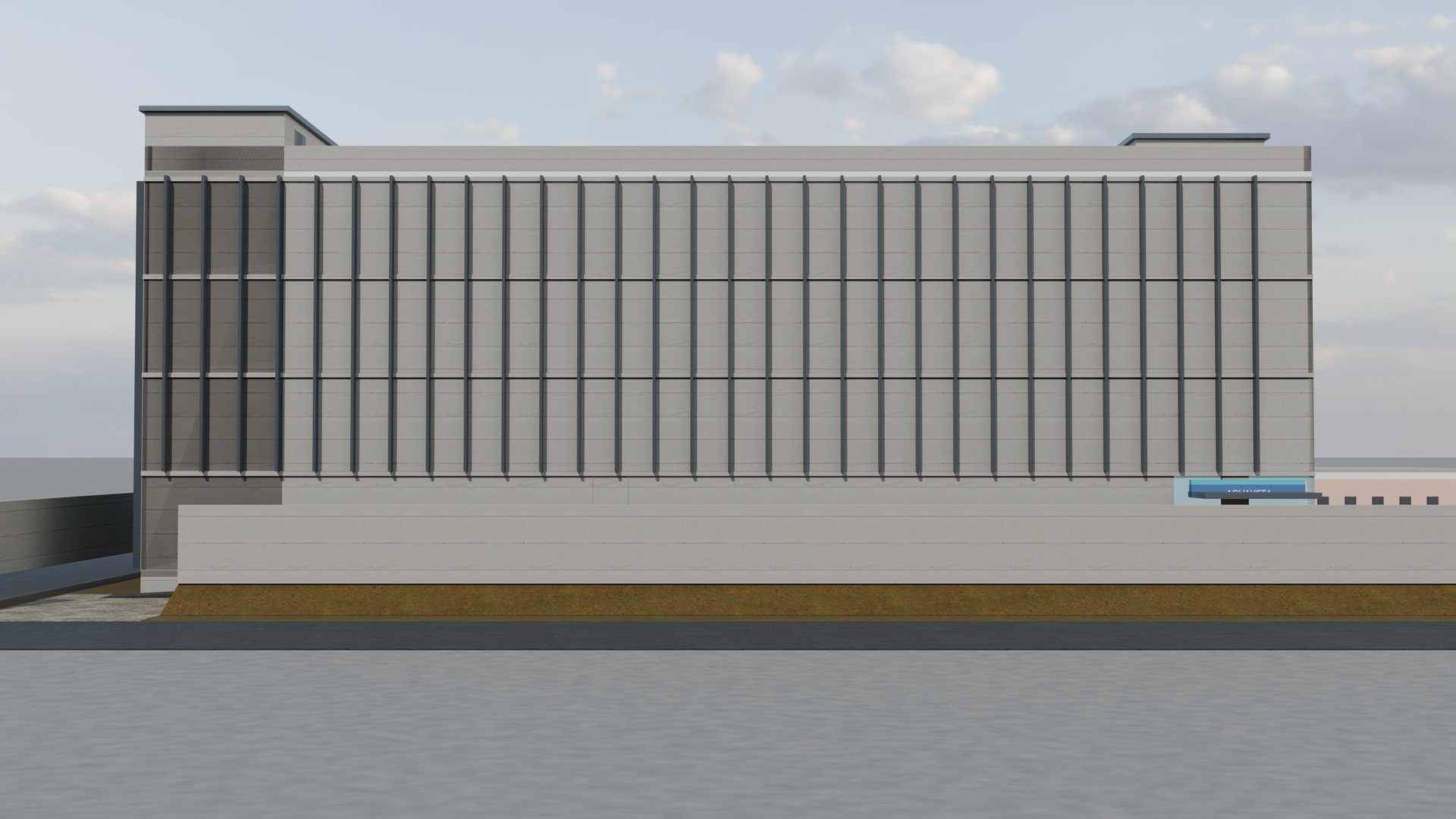 AquaVista Edge concept render, front elevation